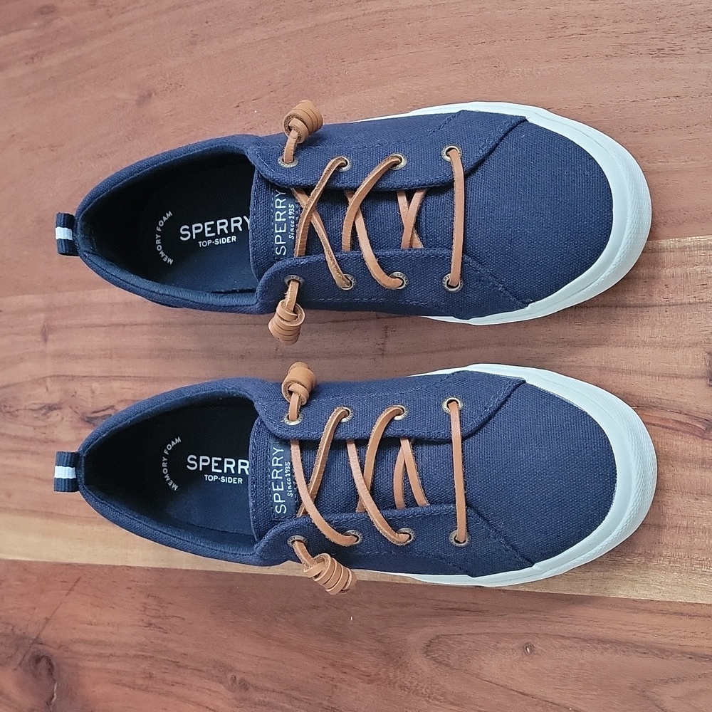 Sperry Top-sider Navy Blue Sneakers - Women's size 8.5 wide